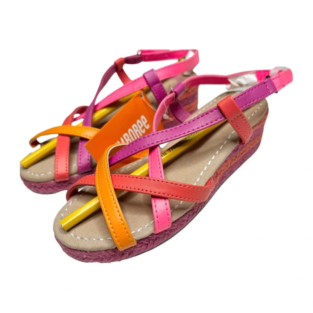 Gymboree neon espadrilles